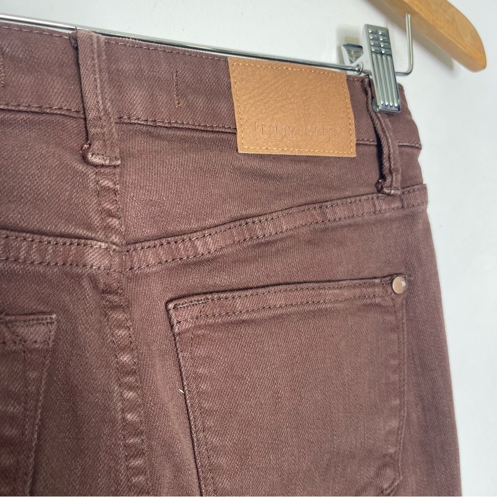 Judy Blue Brown Flare Jeans - Picture 4 of 7